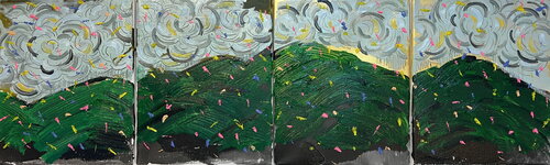 that simple pleasure_Rhythmical, stricter and freer by Joong-hyun Park, Painting for Sale on Select