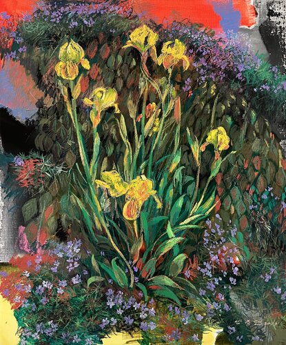 Iris, Drawing is still the answer by Joong-hyun Park, Painting for Sale on Select