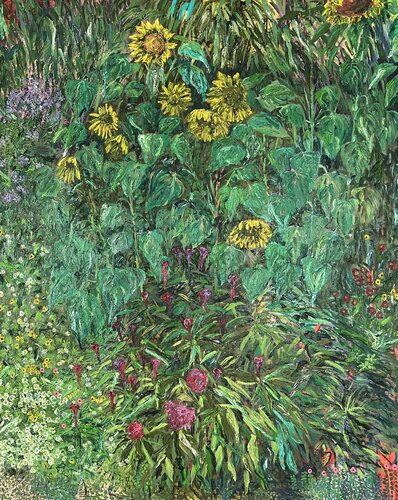 Flowers flow, before this feeling disappears Painting by Joong-hyun Park, Painting for Sale on Select