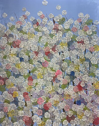 Rose in Life_the wind started to get colder by Joong-hyun Park, Painting for Sale on Select