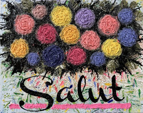 salut (Hi) by Joong-hyun Park, Painting for Sale on Select