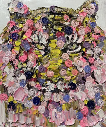 Wild Roses(the ANIMALS) 002 by Joong-hyun Park, Painting for Sale on Select