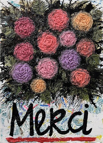 Merci (THANKS) by Joong-hyun Park, Painting for Sale on Select