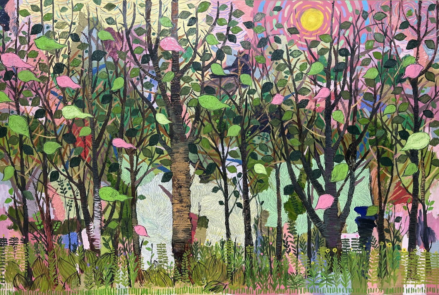 Rhythmical, stricter and freer Joong-hyun Park Original painting for sale