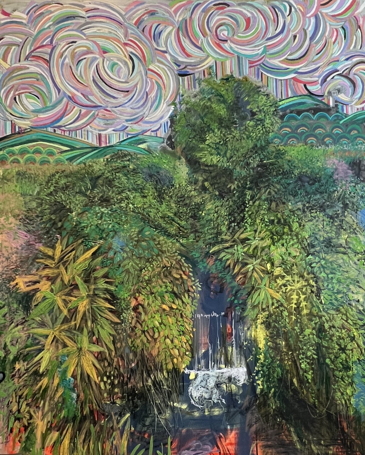 Clouds, before this feeling disappears... Joong-hyun Park Original painting for sale