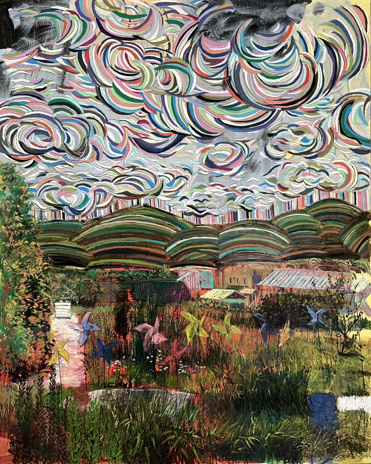Clouds, before this feeling disappears... Joong-hyun Park Original painting for sale