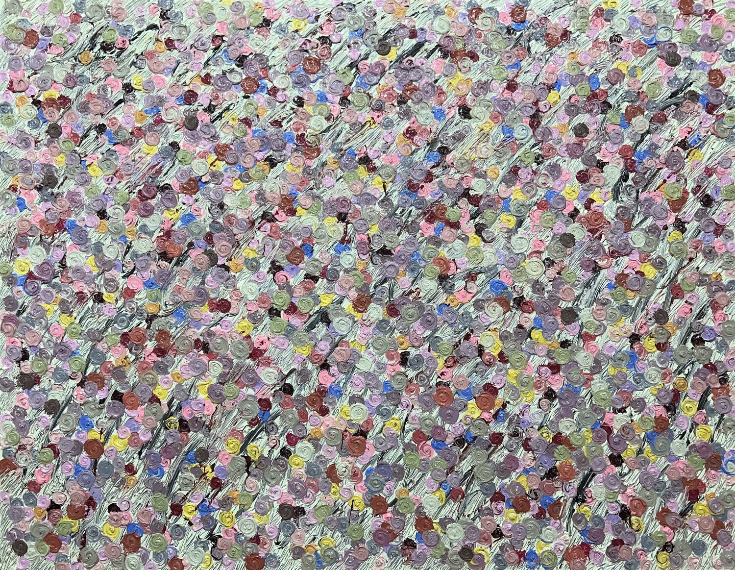 Rose SessionsV-023 (fleurs dans la vie) Joong-hyun Park Original painting for sale