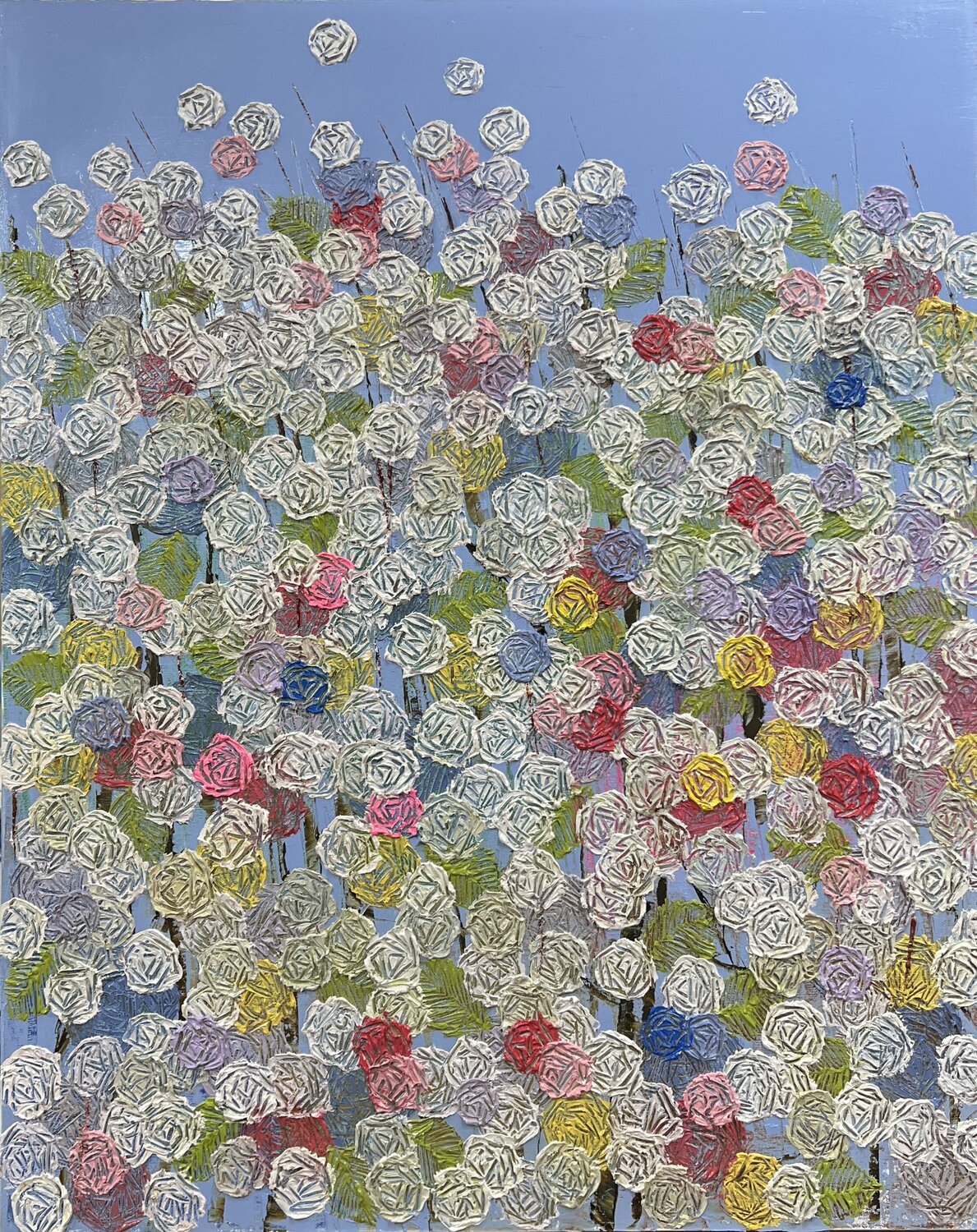Rose in Life_the wind started to get colder Joong-hyun Park Original painting for sale