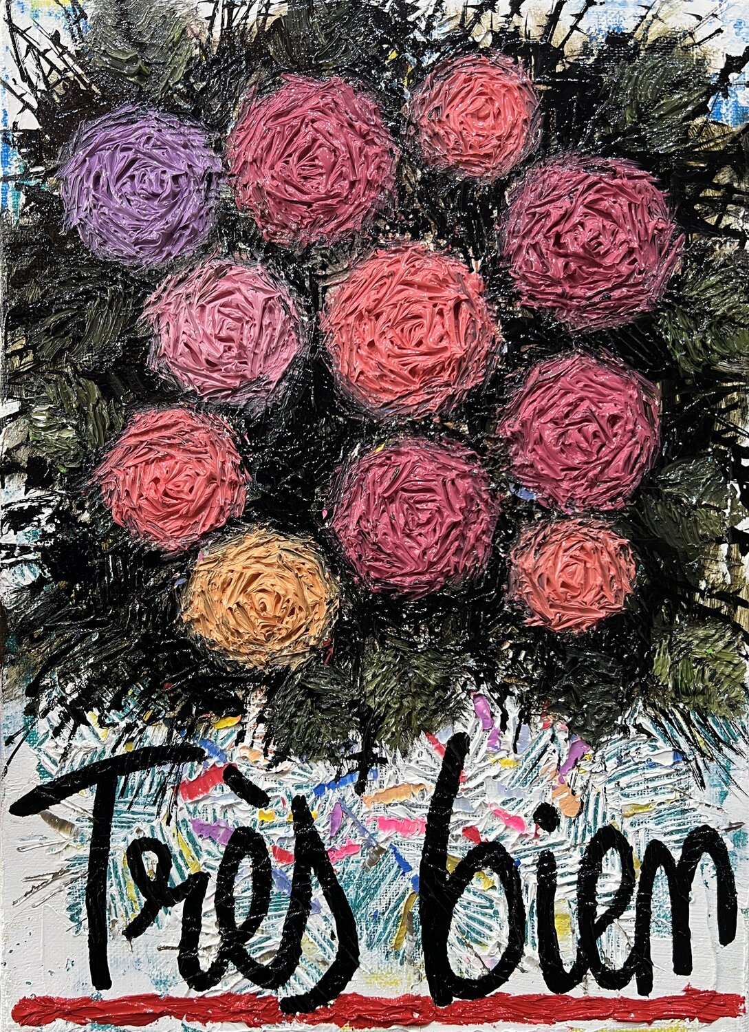 Très bien (Very good) Joong-hyun Park Original painting for sale