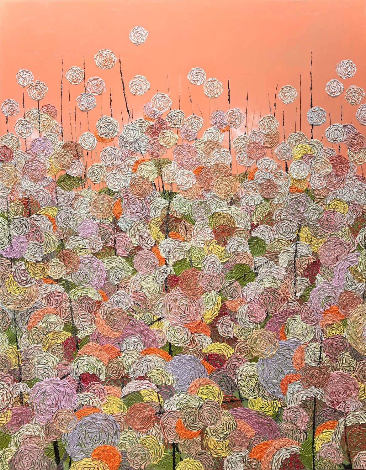 Rose in Life_2615 Joong-hyun Park Original painting for sale