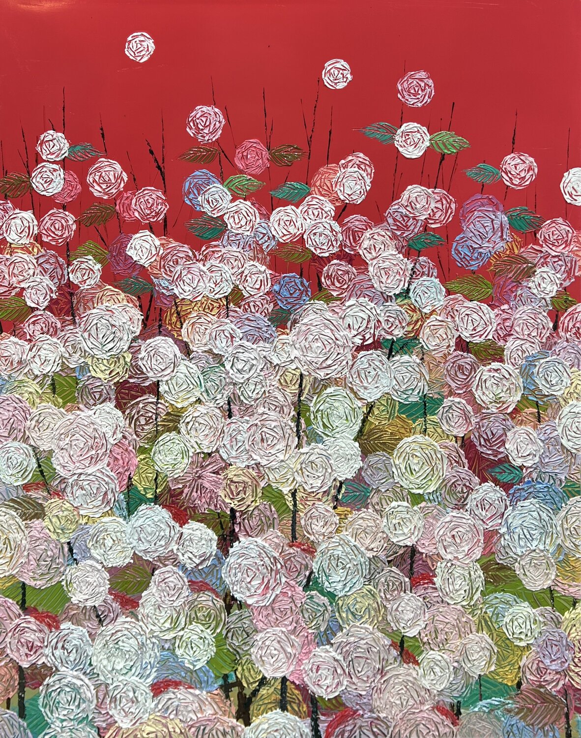 Rose in Life_2618 Joong-hyun Park Originalgemälde zu verkaufen