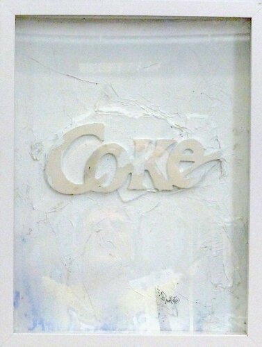 COKE (Brut). 2021 in frame. by Jp Malot, Painting for Sale on Select