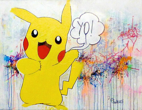'YO!' Pikachu. by Jp Malot, Painting for Sale on Select