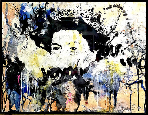 UK QUEEN ELIZABETH (original on #artvoyou 2022) by Jp Malot, Painting for Sale on Select