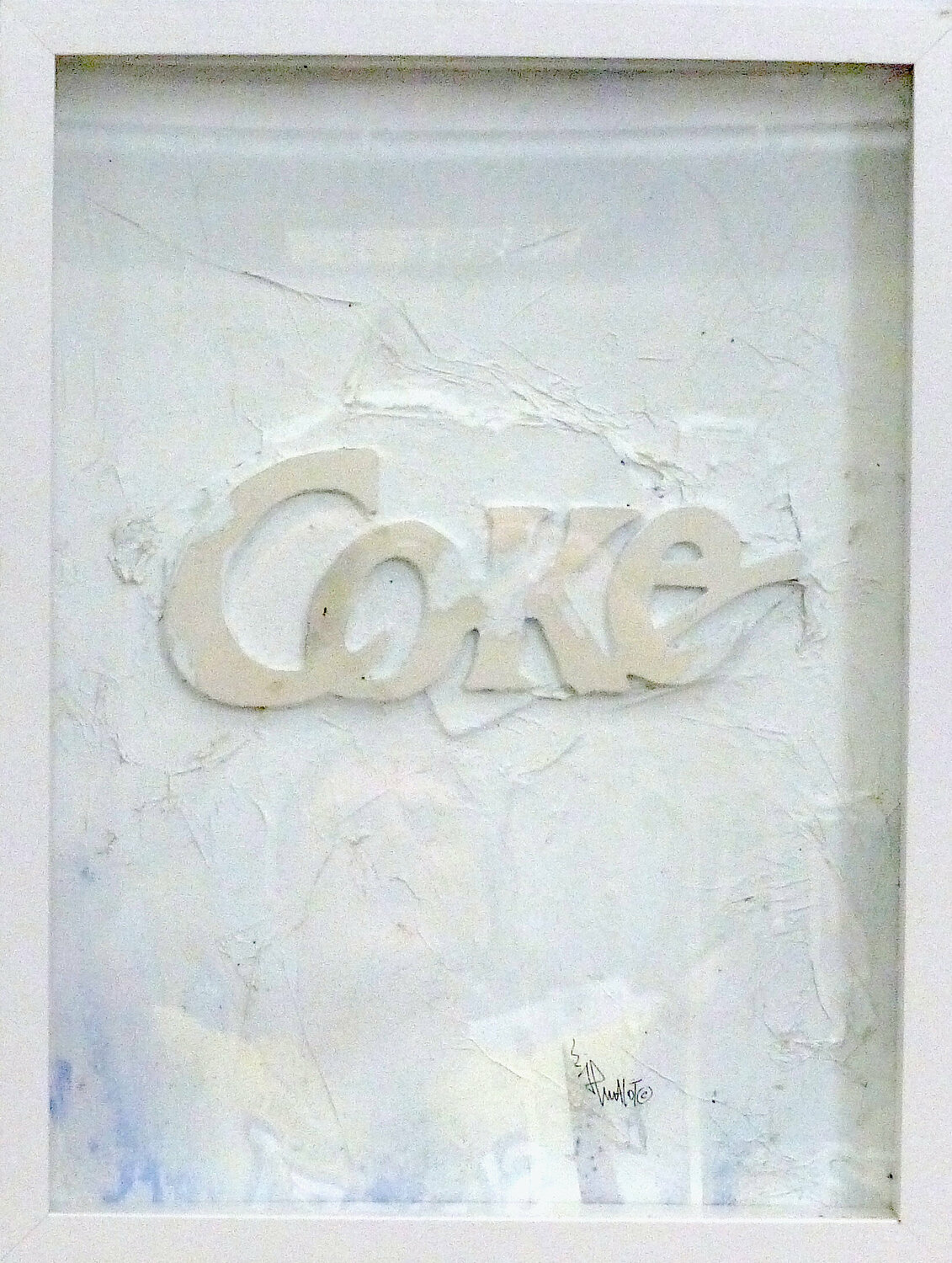 COKE (Brut). 2021 in frame. Jp Malot Original painting for sale