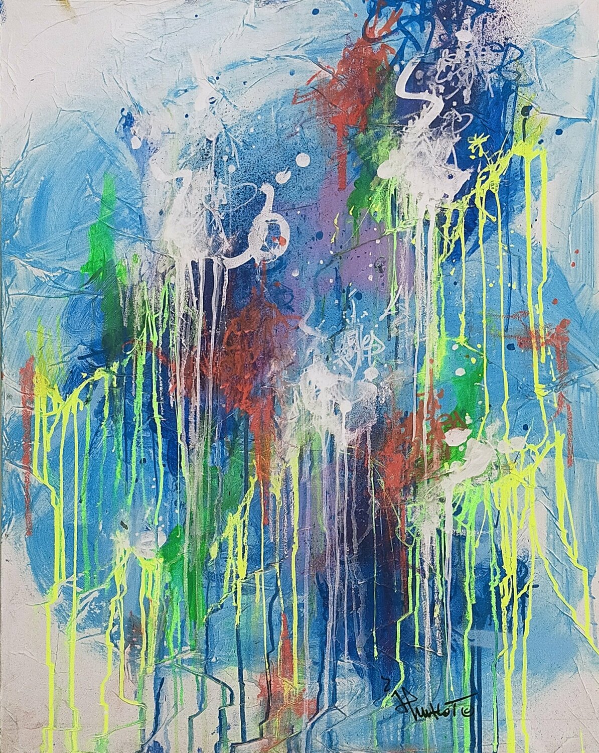 Tagadabstract Jp Malot Original painting for sale