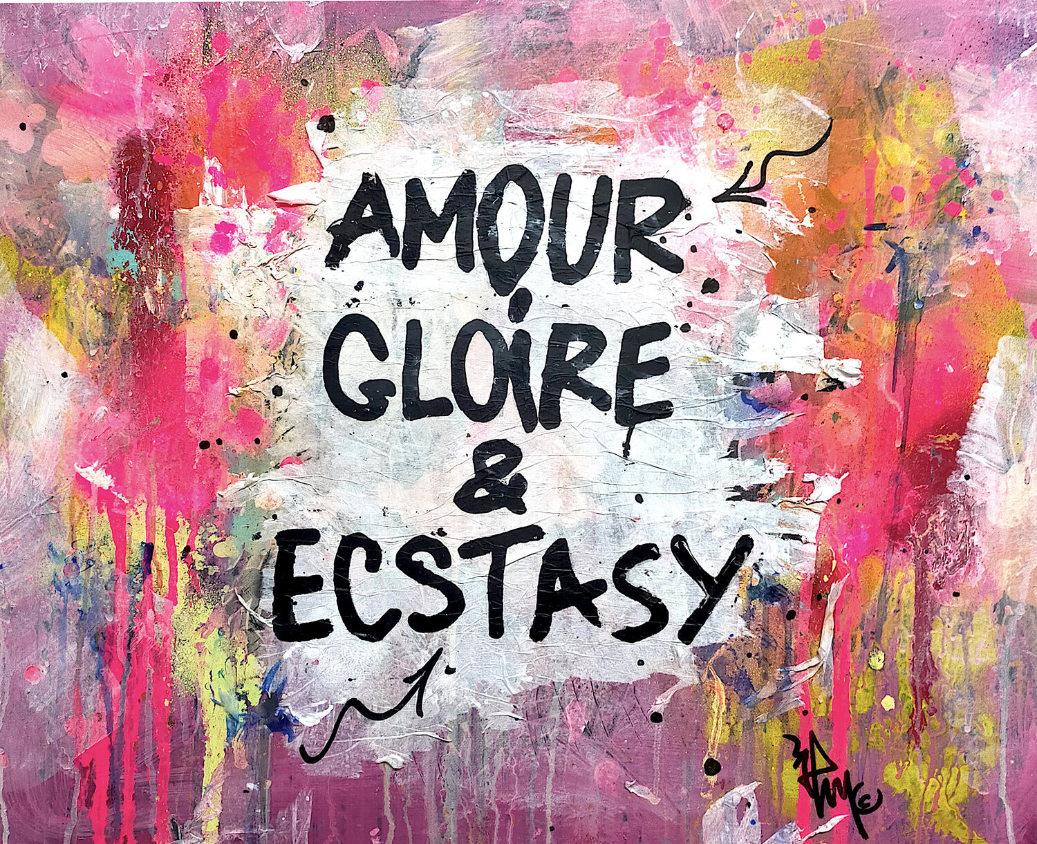 Amour, Gloire & ecstasy Jp Malot Original painting for sale