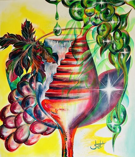 Potion magique by Sandrine Langlade, Painting for Sale on Select