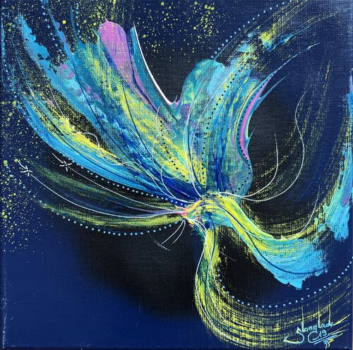 Envolée lyrique 16 by Sandrine Langlade, Painting for Sale on Select