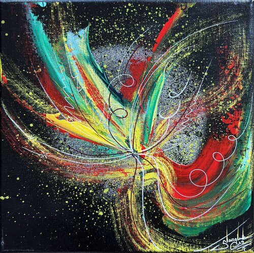 Envolée lyrique 15 by Sandrine Langlade, Painting for Sale on Select