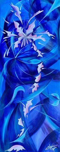 Eclosion matinale by Sandrine Langlade, Painting for Sale on Select