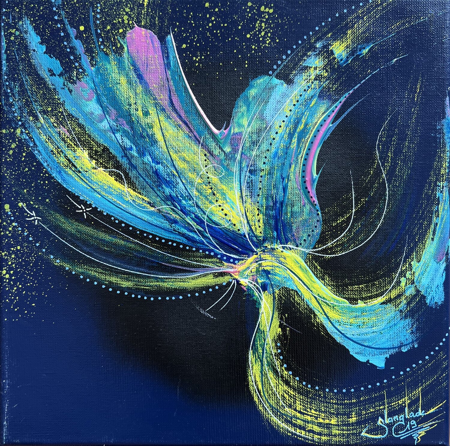 Envolée lyrique 16 Sandrine Langlade Original painting for sale