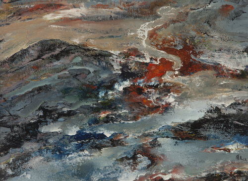 Méandres 4 by Marie T. Roche, Painting for Sale on Select