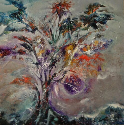 Floraison by Marie T. Roche, Painting for Sale on Select