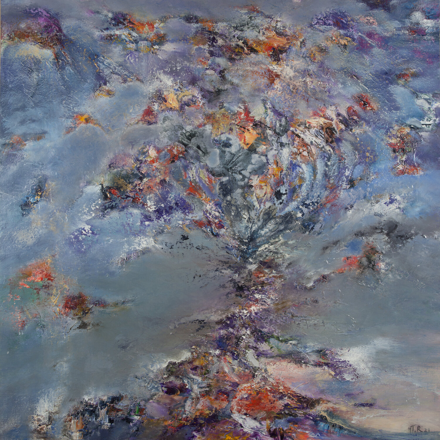 Pulsions Marie T. Roche Original painting for sale