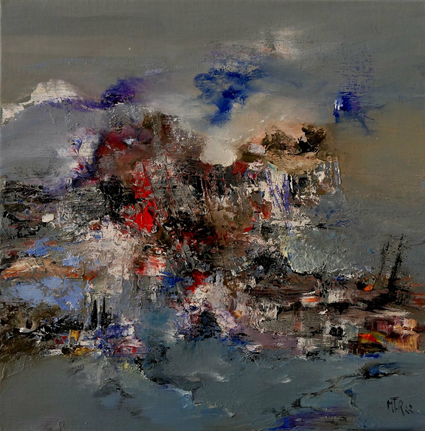 Impressions exotiques 2 Marie T. Roche Original painting for sale