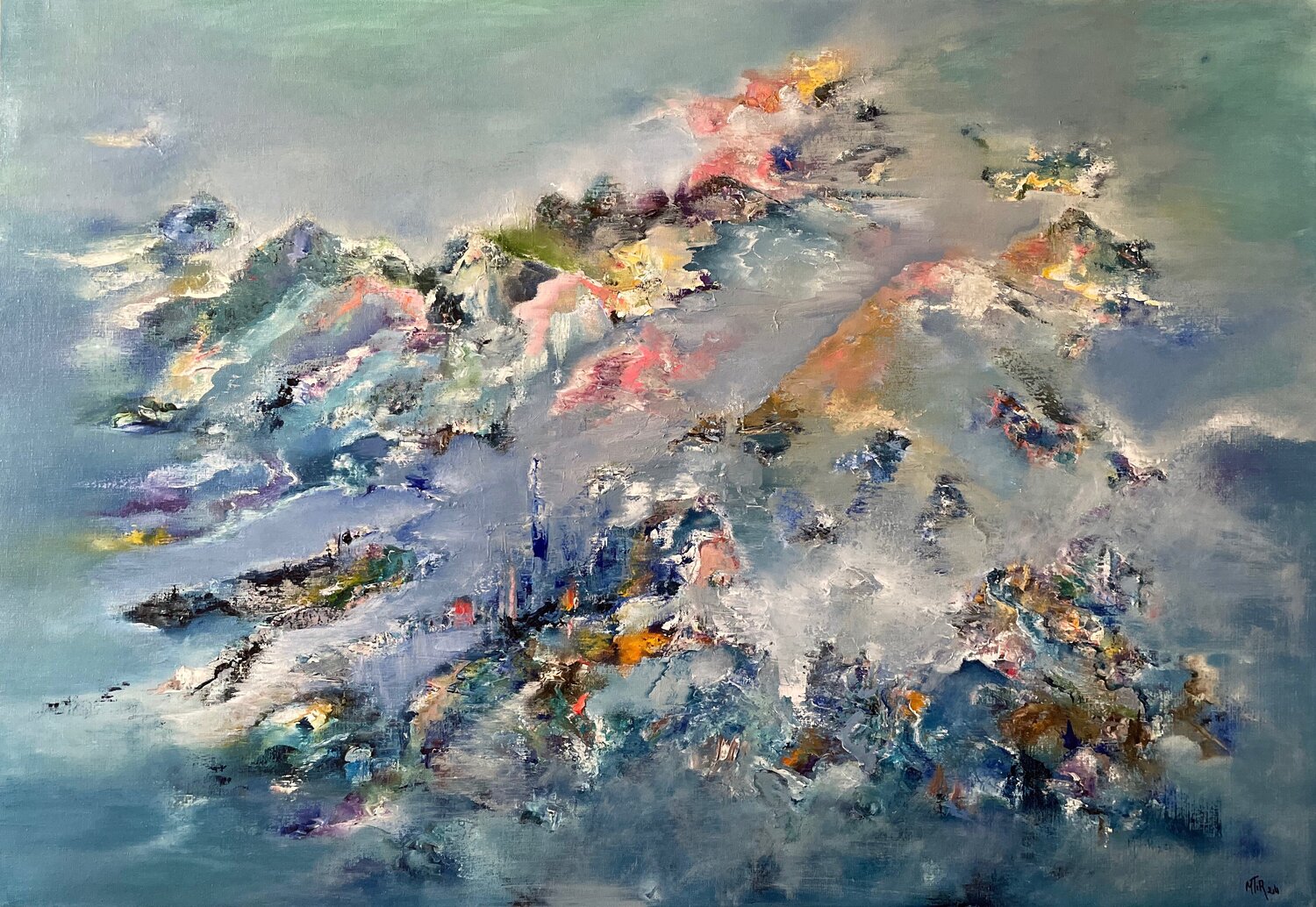 " Exaltation " Marie T. Roche Original painting for sale