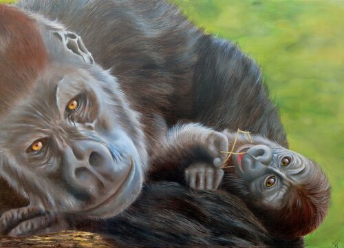 We are watching you by Nanda Hoep, Painting for Sale on Select
