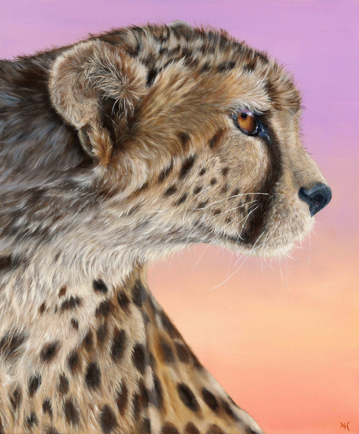 The Hunter Nanda Hoep Original painting for sale
