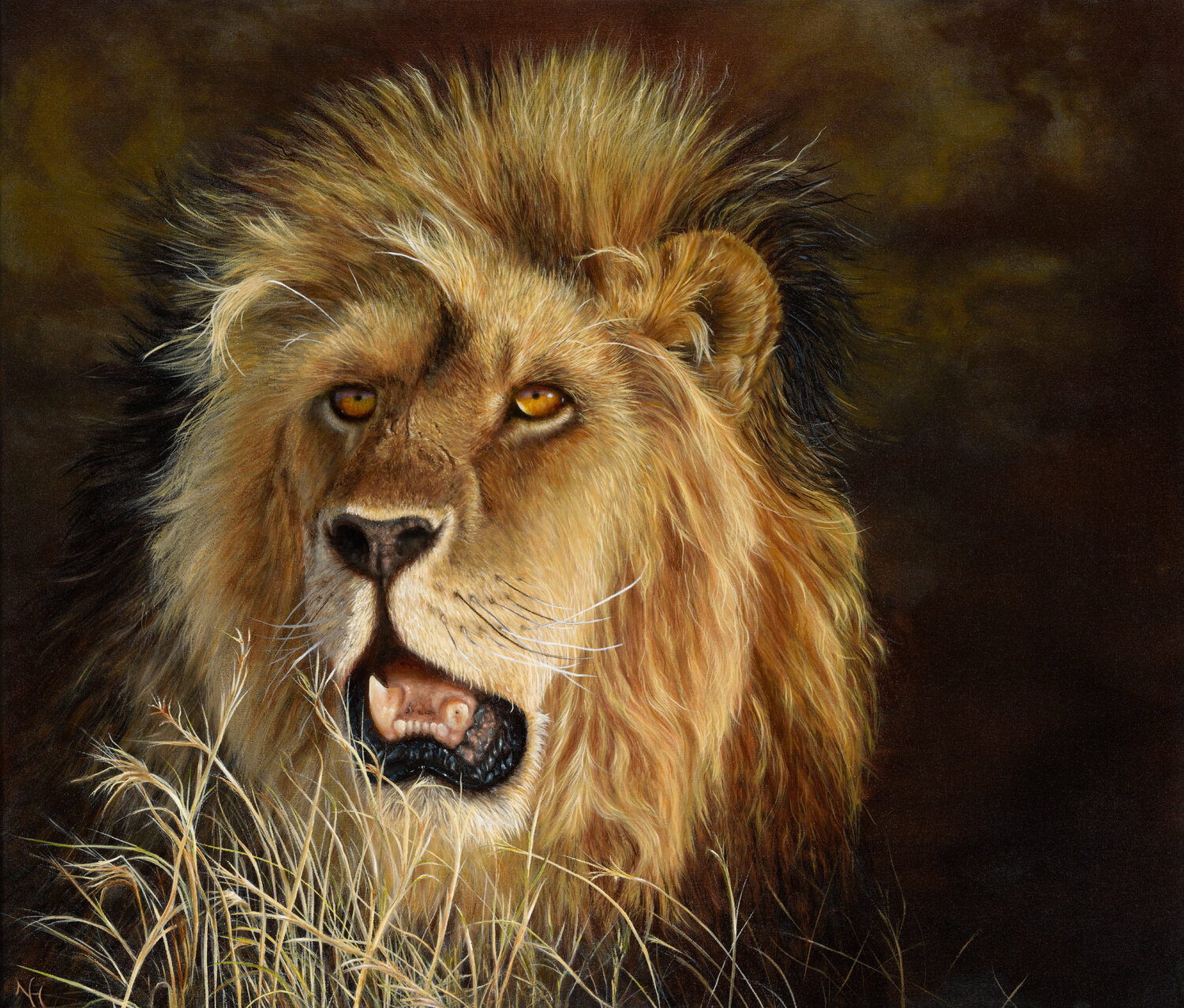 Legacy of the Pride Nanda Hoep Original painting for sale