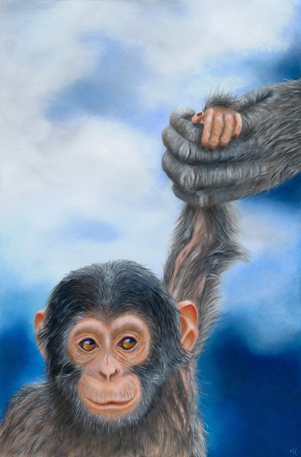 Safe Nanda Hoep Original painting for sale