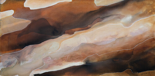 Vermillion Sky by Dinah Wakefield, Painting for Sale on Select