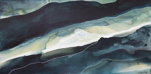 Blue Valley by Dinah Wakefield, Painting for Sale on Select