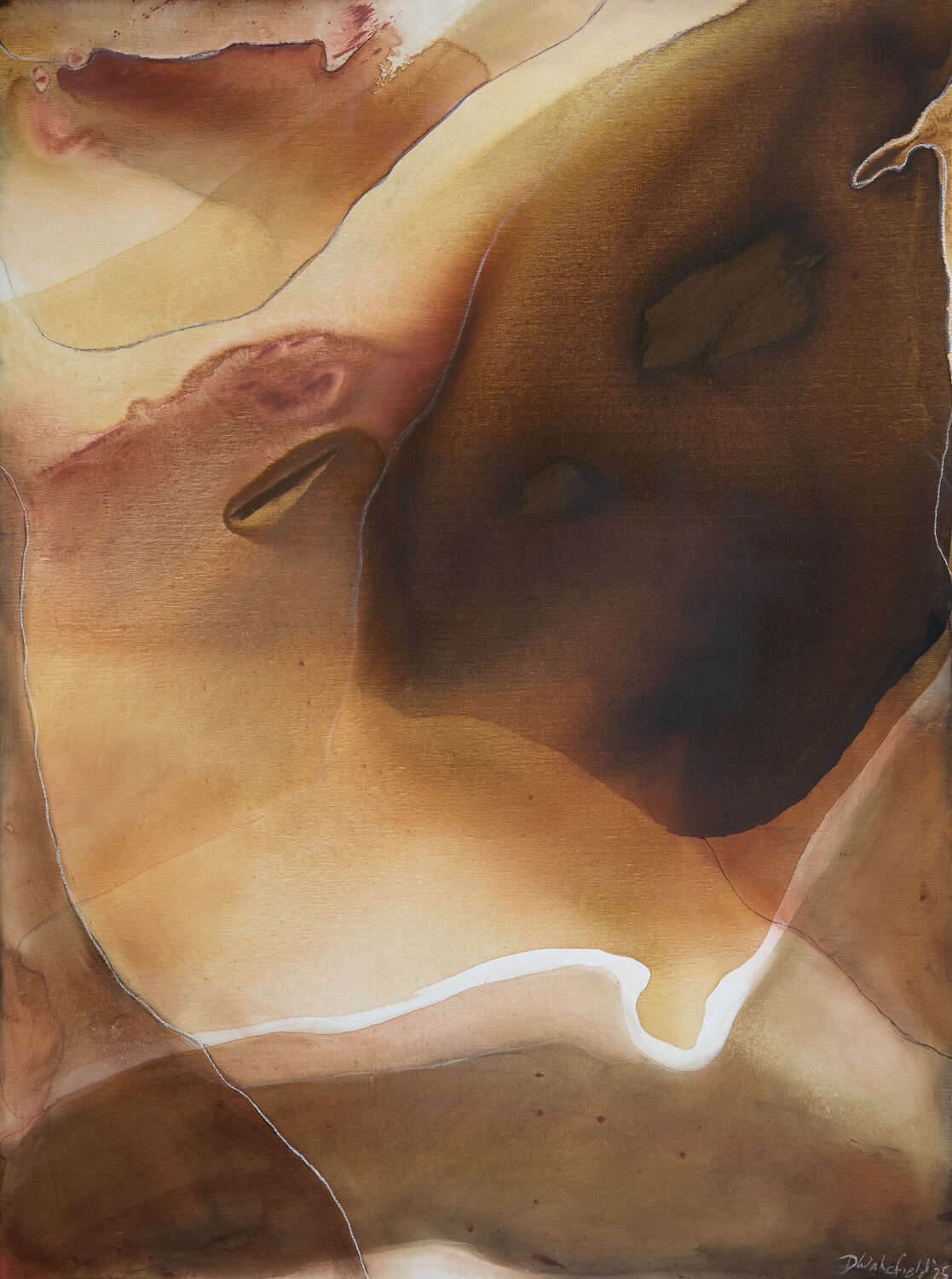 Terracotta Sands 1 Dinah Wakefield Original painting for sale