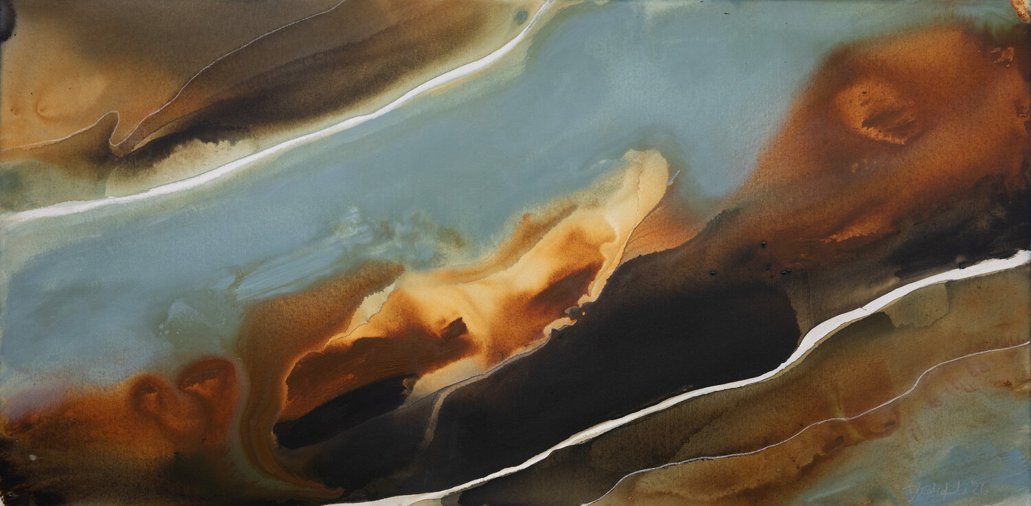 Wild Country 7 Dinah Wakefield Original painting for sale