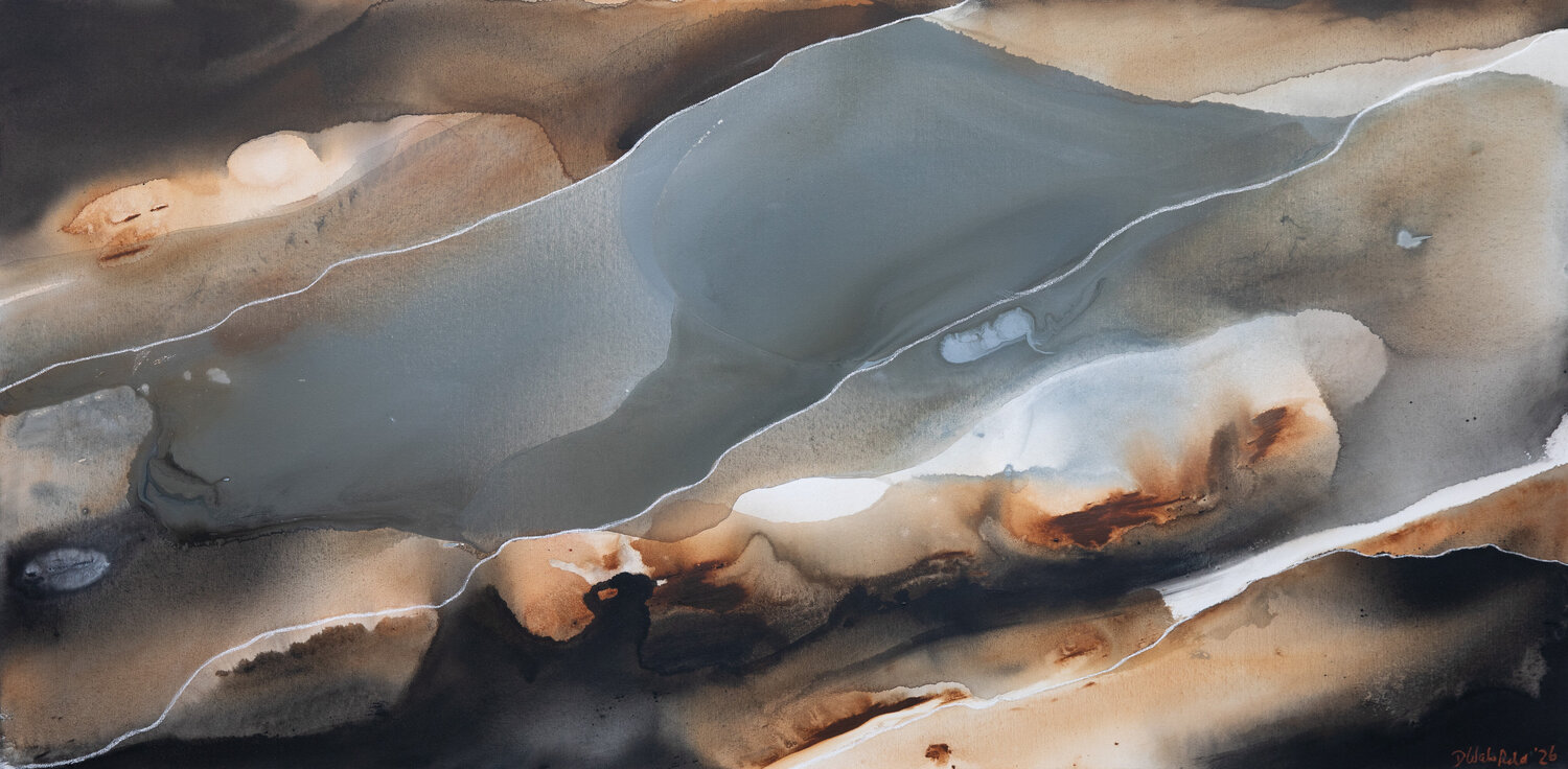 Creek Bed Dinah Wakefield Original painting for sale