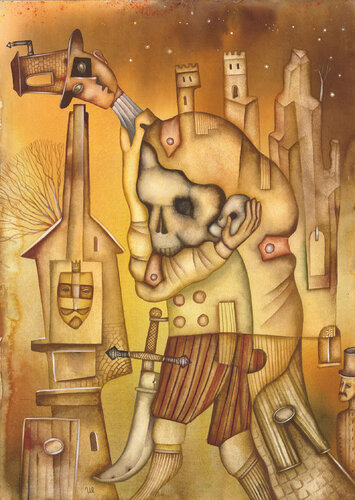 Hamlet by Eugene Ivanov, Painting for Sale on Select