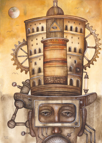 Lighthouse by Eugene Ivanov, Painting for Sale on Select