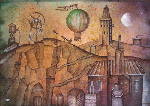 Mineral Deposits by Eugene Ivanov, Painting for Sale on Select