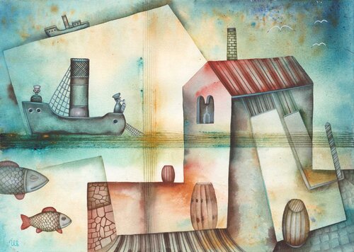 Coastal Dream by Eugene Ivanov, Painting for Sale on Select