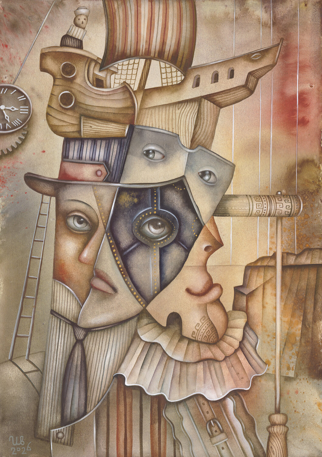The Tempest Eugene Ivanov Original painting for sale