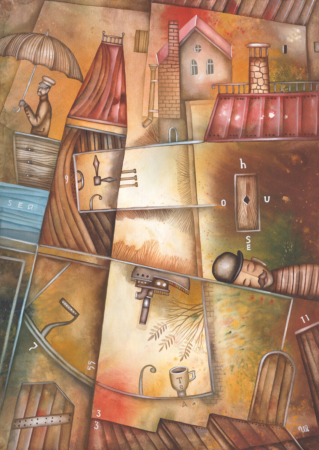 The East Coast of Nap Eugene Ivanov Original painting for sale