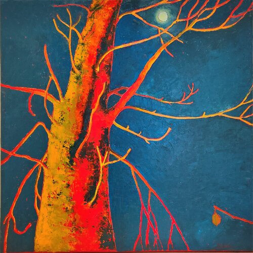 Soirée d'hiver dans le Parc de Saint-Cloud by Albina Urbanek, Painting for Sale on Select