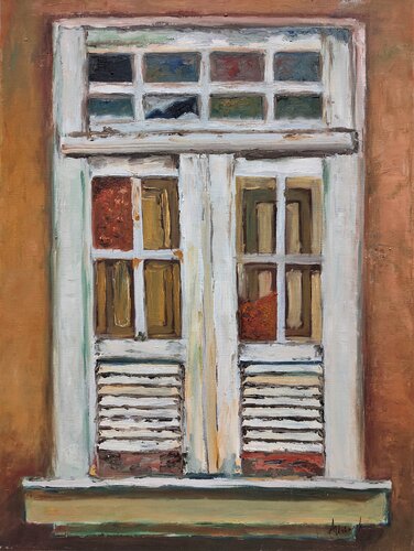 Brazilian window by Albina Urbanek, Painting for Sale on Select