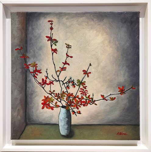Automne Ikebana by Albina Urbanek, Painting for Sale on Select
