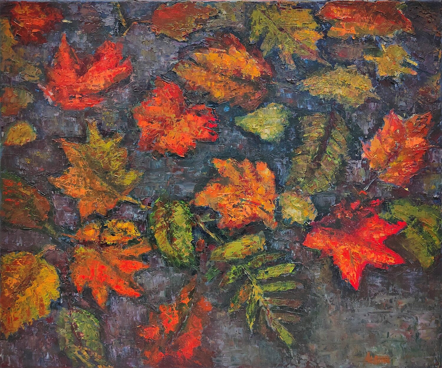 Octobre Albina Urbanek Original painting for sale